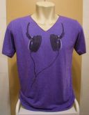 Camiseta Head Phone Roxa cod. 050