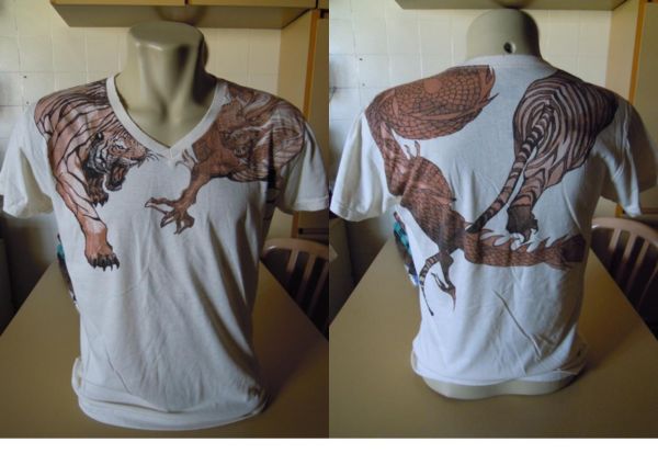 Camiseta Work Tai Dragon/Tiger cod. 1512