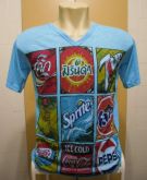 Camiseta Refrigerantes Azul cod. 069