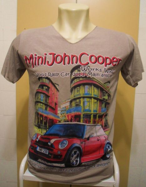 Camiseta Mini Cooper Bege cod. 072