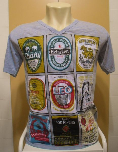 Camiseta Cervejas Cinza cod. 059