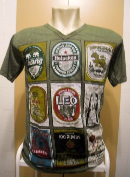 Camiseta Cervejas Verde cod. 068